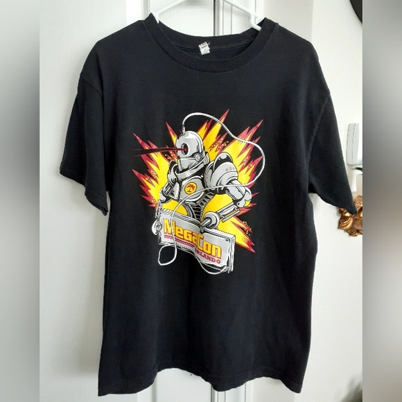 Men's MegaCon Orlando T-Shirt Size Large Black - Picture 1 of 5